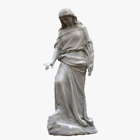 3D模型-Woman With Branch Statue model